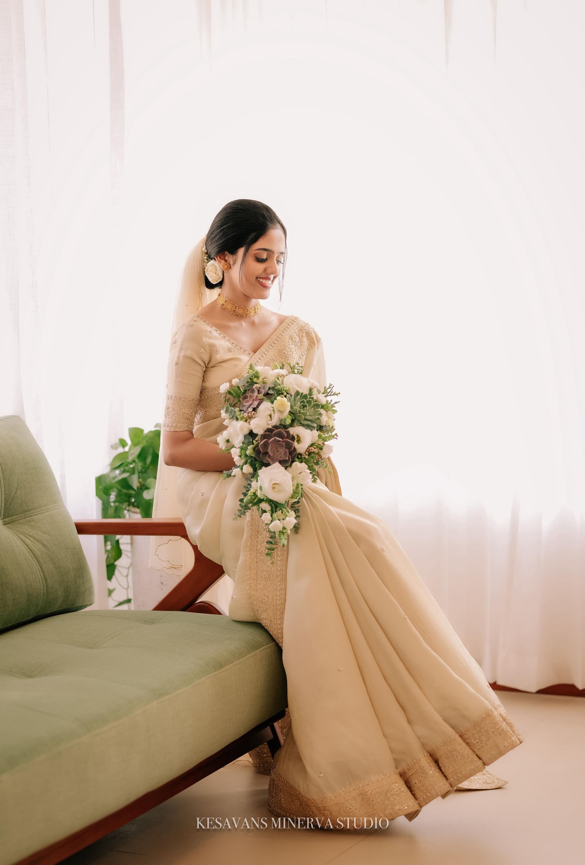 HD bridal makeup by Nikita Liby at NIXTUDIO Pala Kerala - Best makeup artist in Kottayam