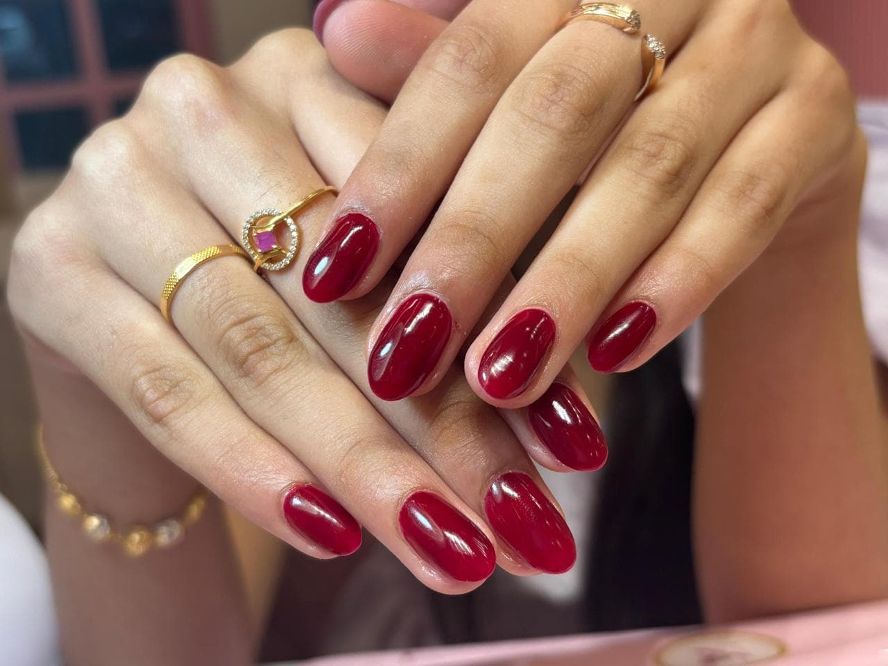 Gel nail extensions and nail art by NIXTUDIO - Nail lounge Pala Kerala