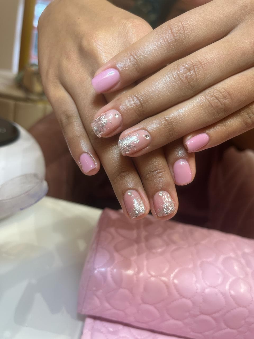 Gel nail extensions and nail art by NIXTUDIO - Nail lounge Pala Kerala