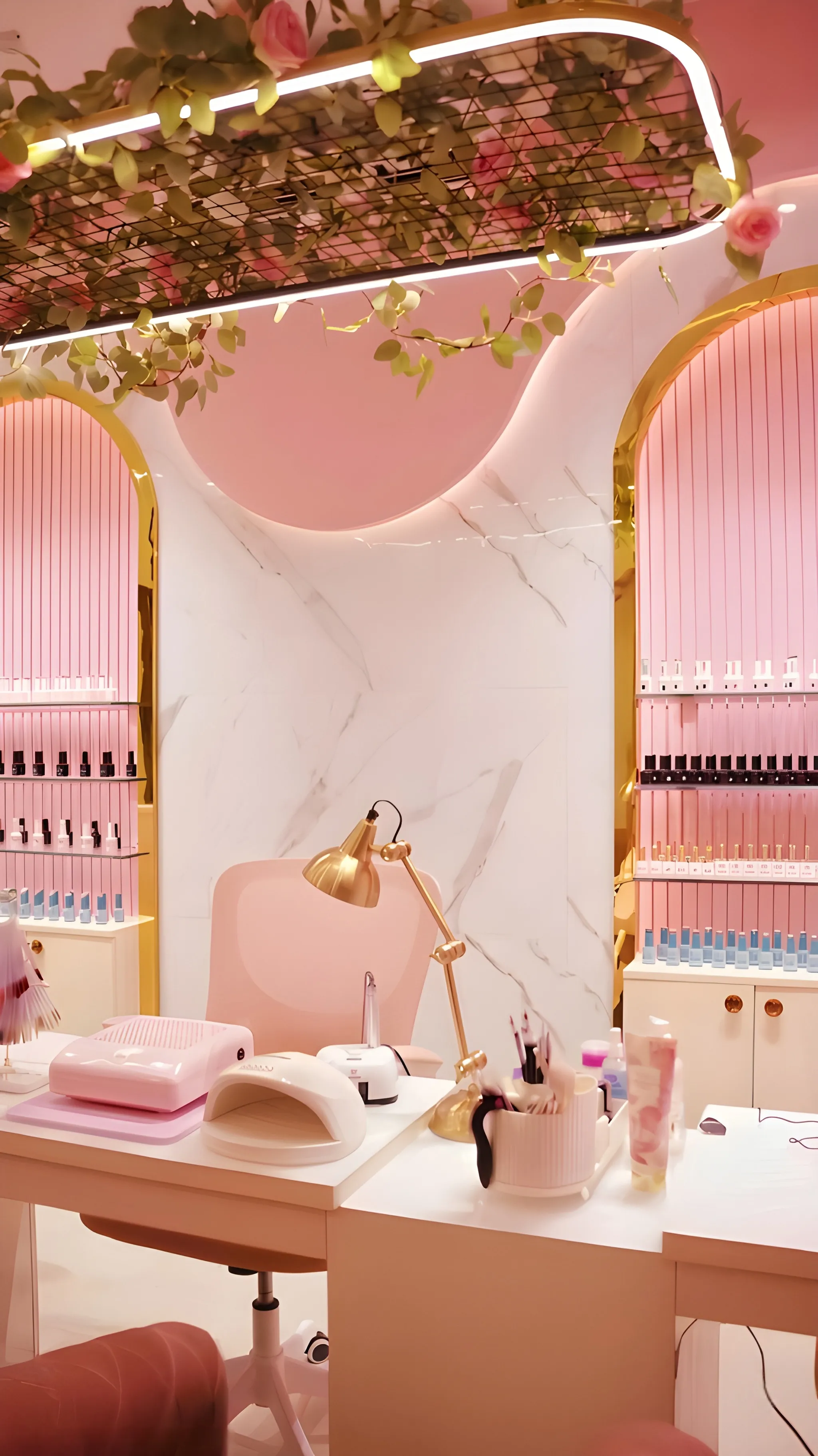 NIXTUDIO bridal makeup studio interior in Pala Kerala